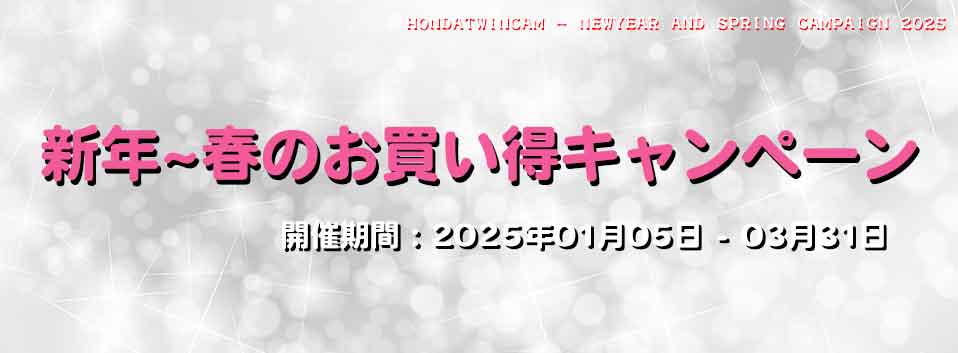 キャンペーン：新年-春のお買い得（2025年01月05日 – 2025年03月31日）
